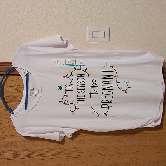 Time and Tru Tops - NWT M (8-10) Time & Tru Maternity SS Tee